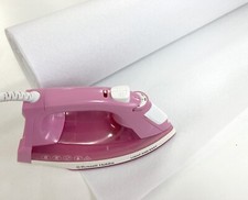 Fusible Fleece Fabric 100g Medium Iron On Wadding Batting 90cm Wide Bag Making