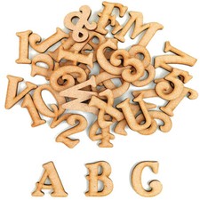 Wooden Alphabet Letter &