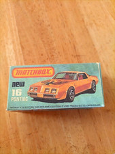 Matchbox Superfast - No16 Pontiac  - Replica / Copy Box only
