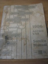  1986 CHEVROLET  ASTRO VAN