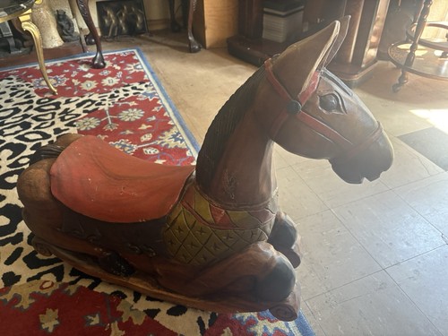 Antique wooden rocking - antique,