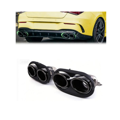 Exhaust tips black for - exhaust,
