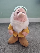 Snow White And The Severn Dwarfs - Bashful Plushie Soft Toy Disney store 