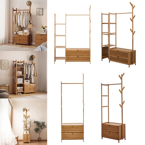 Bamboo wooden clothes - bamboo, hanging