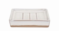 Rustic Ceramic Soap Dish With
