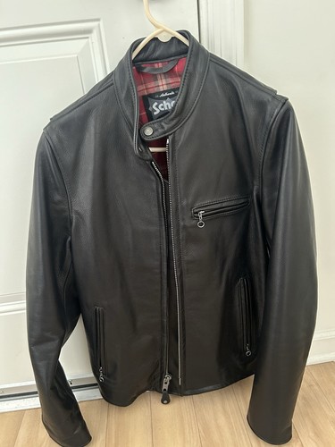 Schott nyc cafe racer leather - racer,