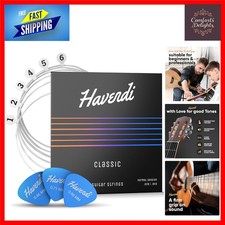 Brilliant Sound Quality Silver-Plated Classical Guitar Strings - Light Gauge Set