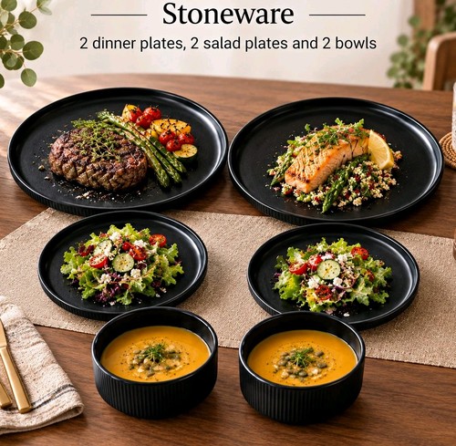 Stoneware piece dinner set - piece,