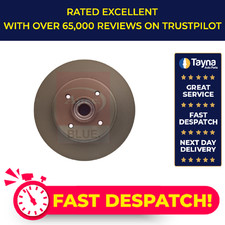 2x Brake Discs Pair Solid fits