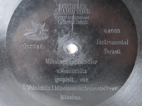 78rpm berliner gramophone - berliner,