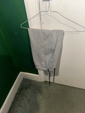 grey tracksuit bottoms mens small 