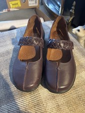 Hotter Shake Shoes Women’s Burgundy Leather Mary Jane Flat UK Size 3