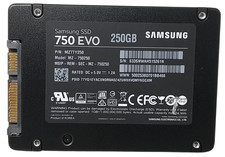 Samsung 750 EVO MZ-750250 250GB SATA 2.5" 70-79% Health SSD Solid State Drive
