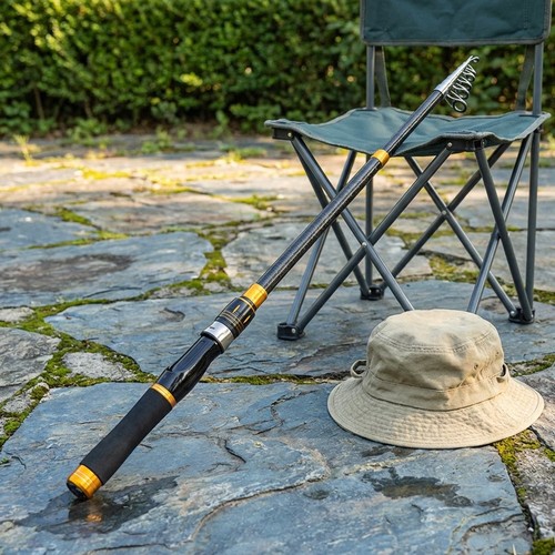 Frp telescopic fishing rod - telescopic,