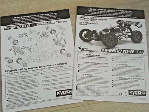 Kyosho inferno neo manual - inferno, 3.0