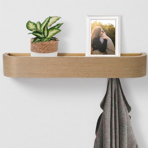 Scandi wooden wall coat rack - scandi,