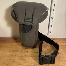 Large Camera Care System (CCS) case for camera and telephoto lens, green vintage