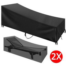 1/2x Outdoor Patio Sun Lounger
