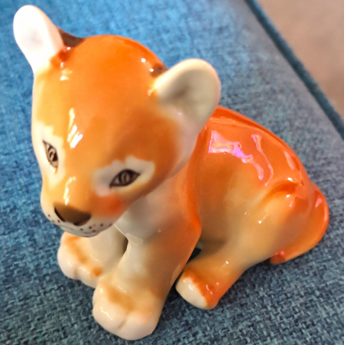 Ussr russian porcelain lion - russian,