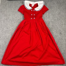 Bonnie Jean Dress Girls 16 Red