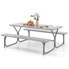 COSTWAY Picnic Table Bench Set
