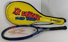 RARE Völkl Wild Thing 66 Tennis Racket Blue 102in² Oversize + Cover Vintage