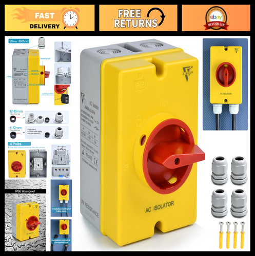 Outdoor disconnect switch - ac,