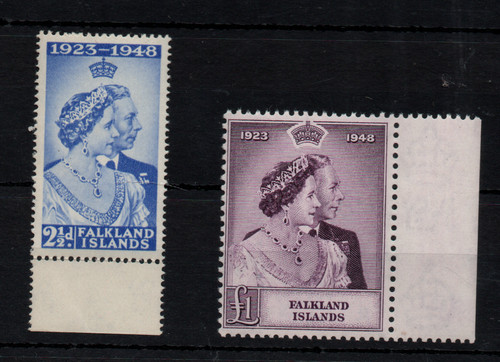 Falkland islands 1948 silver - islands,