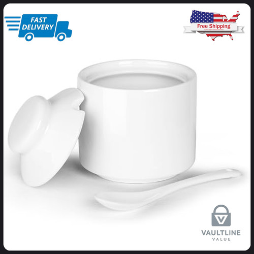 Ceramic sugar bowl with - oz,