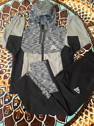 Boys black grey hooded full - boys,