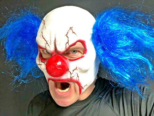Scary clown mask - scary,
