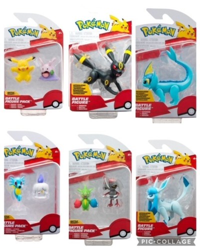 Pokemon battle figures - battle, glaceon