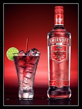 Smirnoff, retro vintage style