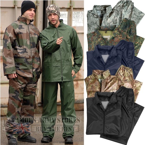Waterproof rainsuit set hooded - waterproof,