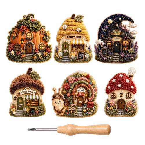 Punch needle kit fabric - kit,