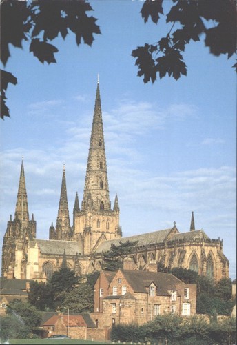 Lichfield cathedral england - lichfield,