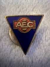 AEC BUS TRUCK LORRY 1920 VINTAGE ENAMEL LAPEL PIN BADGE