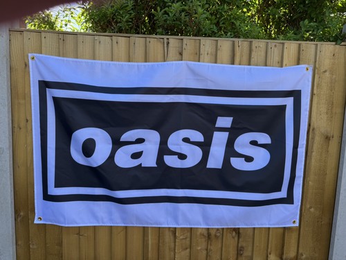 Oasis logo flag liam - oasis,
