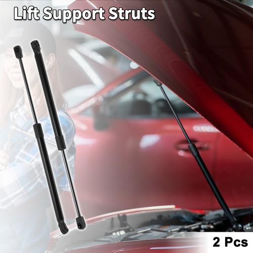 Front hood lift - front, supports