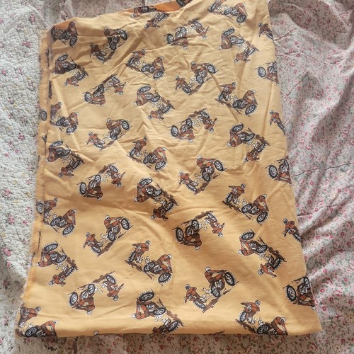 Vintage 70s motorbike fabric - vintage,