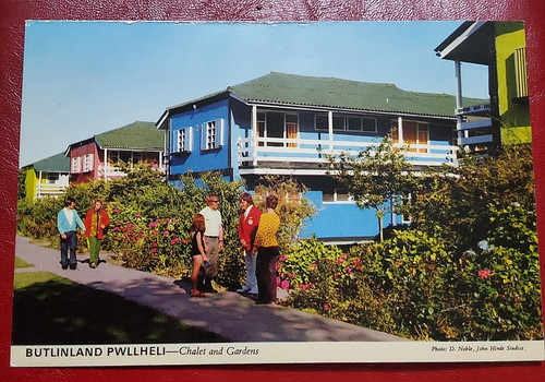 Butlins pwllheli postcard - pwllheli,