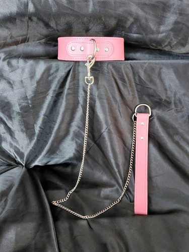 Fetish bondage collar and lead - fetish,