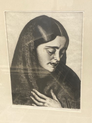 Dame laura knight - dame, etching