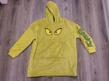 The Grinch Dr Seuss Kids Oversized Cosy Oodie Hoody UK Size 10 - 14. Brand New