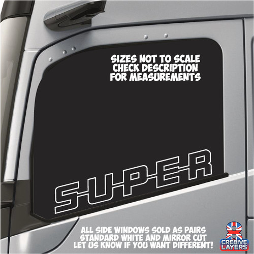 Scania super outlined side - super,