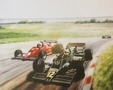 Print of Nigel Mansell & Patrick Tambay 1983 By Tony Smith