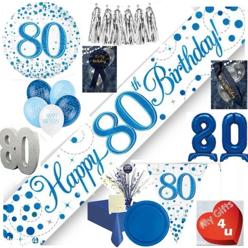Blue age 80th happy - age, &