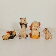 4 x Mid Century Cat & Dog