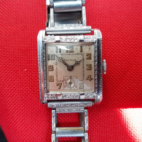Vintage bulova art - bulova, deco"