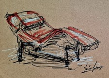 Oiginal Mario Mendoza Sketch